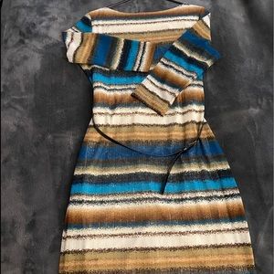 Midi bodycon dress w/belt